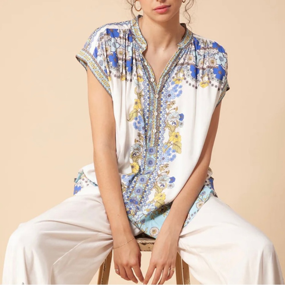 🆕 Hale Bob Pamela Twill Top